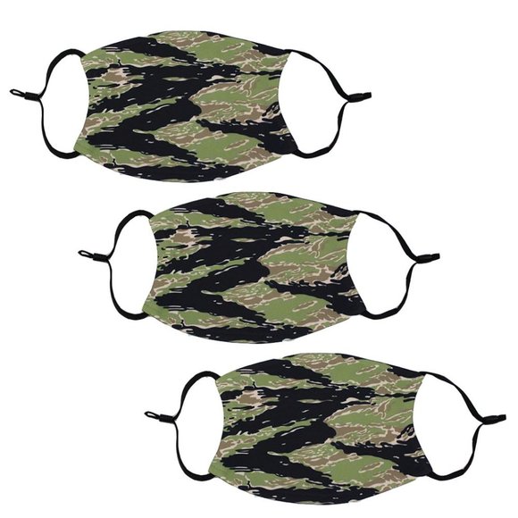 Other - Pack of 3 Adjustable Polyester Graphic Face Mask
